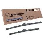 2017, 2018, 2019, 2020, 2021, 2022, Forest-River, Forester, TS, Windshield, Wiper, Blades, 2, Pack, Michelin, Pro, Plus, Silicone, 28 Fits 2017-2022 Fitsest-River Fitsester TS Windshield Wiper Blades Replacement 2 Pack Michelin Pro Plus Silicone 28 & 20 inch Size