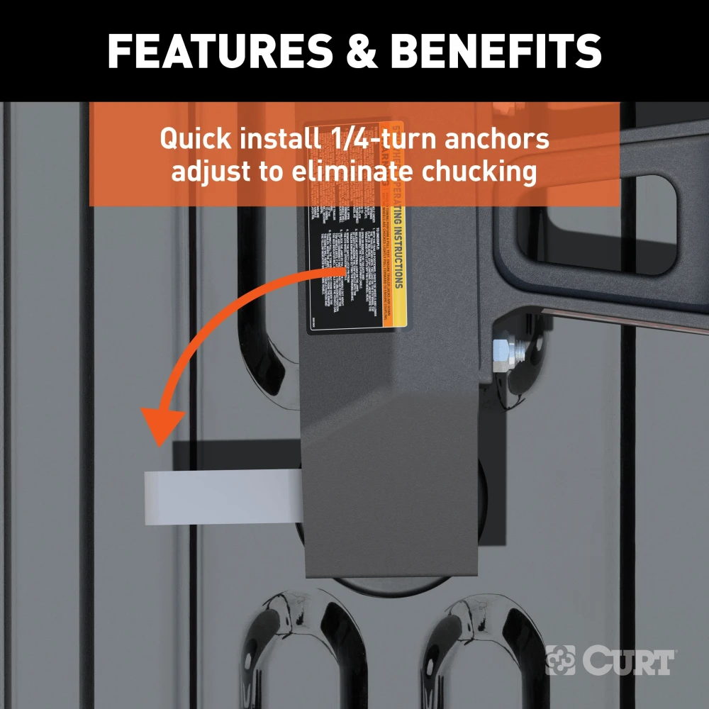 Curt Fifth Wheel Base Kit for 2020 Chevy Silverado and GMC Sierra