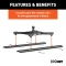Curt Spyder Gooseneck Trailer Hitch for Silverado, carbide black finish.