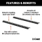 Curt rail kit for Ford F250-F450, fifth wheel and gooseneck hitches.