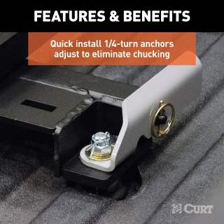 Curt 16023 adapter for Chevy Silverado & GMC Sierra puck system