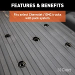 Curt Fifth Wheel Base Kit for 2020 Chevy Silverado and GMC Sierra