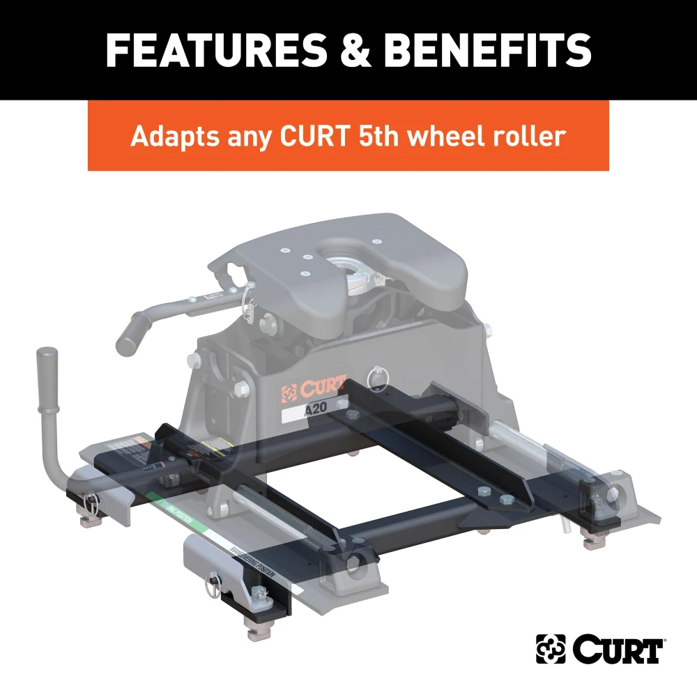 Curt 16023 adapter for Chevy Silverado & GMC Sierra puck system