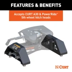 Curt Fifth Wheel Base Kit for 2020 Chevy Silverado and GMC Sierra