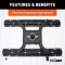 Curt Spyder Gooseneck Trailer Hitch for Silverado, carbide black finish.