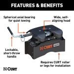 Curt Q20 Trailer Hitch for Ram 2500 and 3500 trucks