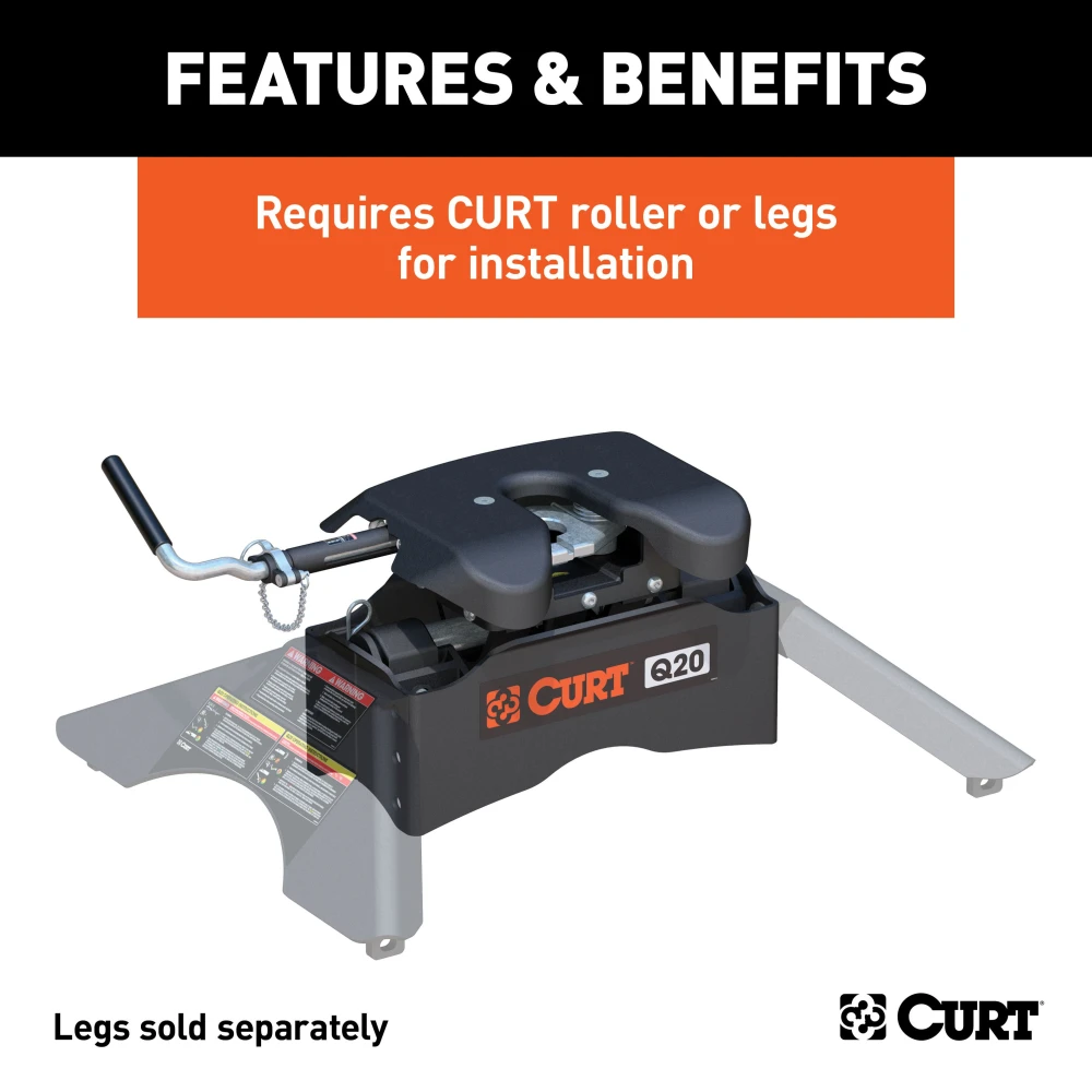 Curt Q20 Trailer Hitch for Ram 2500 and 3500 trucks