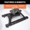 CURT A16 Dual Jaw 5th Wheel Trailer Hitch for Ram 1500, 16K Towing Capacity