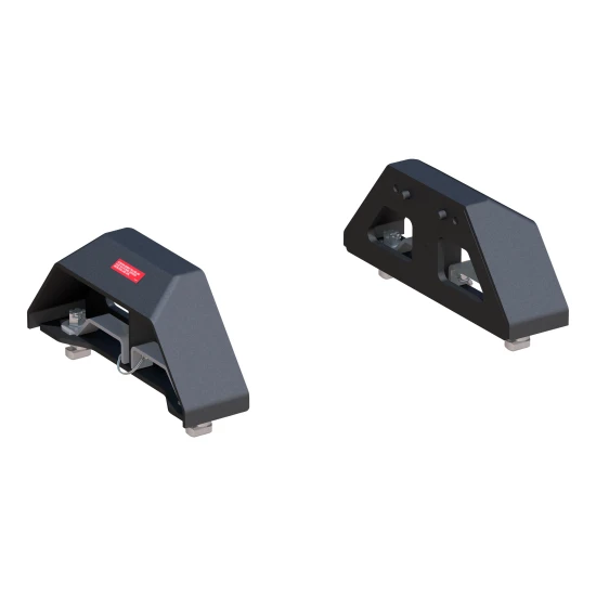 16024 - Puck 5th Wheel Legs, Select Silverado, Sierra HD, 8' Bed, 30K, Carbide Black Curt Fifth Wheel Base Kit for 2020 Chevy Silverado and GMC Sierra