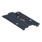 16911 - Custom 5th Wheel Brackets, Select Ford F-150 Curt 25K Gooseneck Trailer Hitch Bent Plate with Reese Rails for Ford