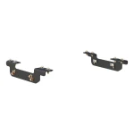 Curt Industry Standard Base Rail Kit with Quick Connect Brackets for Fifth Wheel & Gooseneck Hitches, Gray Finish, fits Chevy and GMC 2011-2019