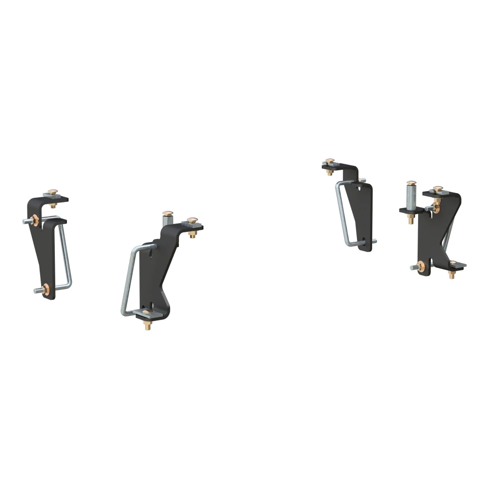 16420 - Custom 5th Wheel Brackets, Select Dodge, Ram 1500, 2500, 3500 Curt Quick Connect Brackets for 2003-2012 Dodge Ram 5th Wheel