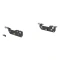 16424 - Custom 5th Wheel Brackets, Select Ford F-250, F-350, F-450 Super Duty Curt 40K Tiridium Base Rail Kit for Fifth Wheel & Gooseneck Hitches