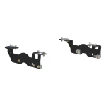 16911 - Custom 5th Wheel Brackets, Select Ford F-150 Curt 25K Gooseneck Trailer Hitch Bent Plate with Reese Rails for Ford