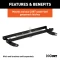 Curt 60604 Double Lock Gooseneck Brackets for Silverado, Sierra