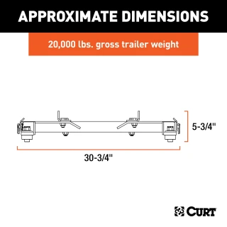Curt 16023 adapter for Chevy Silverado & GMC Sierra puck system