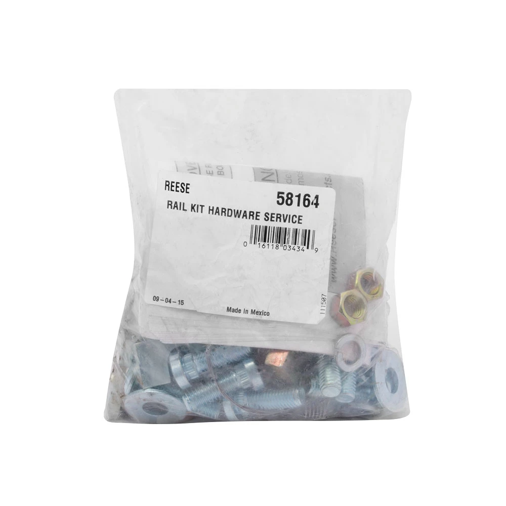 Reese brackets and hardware for installing Ram 1500 rail kit