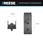Reese 20K Fifth Wheel Trailer Hitch with Sidewinder for short beds