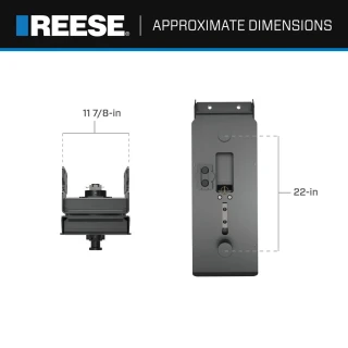 Reese M5 27K Fifth Wheel Trailer Hitch with Sidewinder Pinbox for Ram