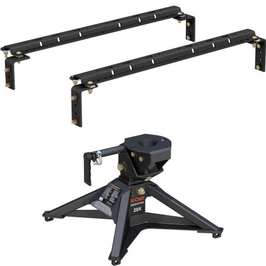 Curt CrossWing Lightweight 5th Wheel Hitch on Truck