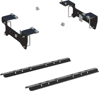 Curt rail kit for 5th wheel hitches, compatible with 2019-2025 Chevy Silverado GMC Sierra.