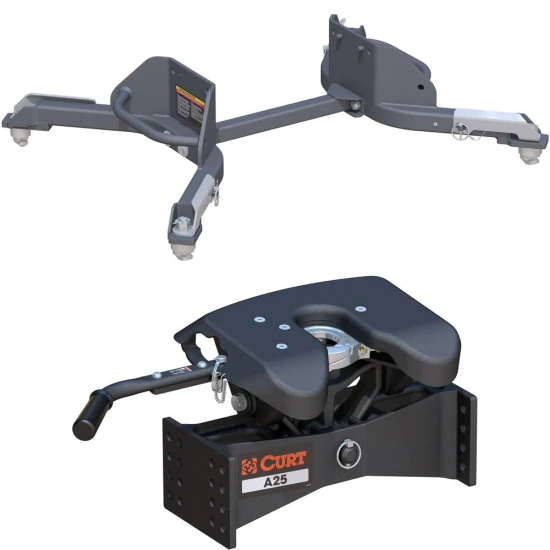 Curt A25 Dual Jaw 5th Wheel Trailer Hitch, Ram 2500/3500