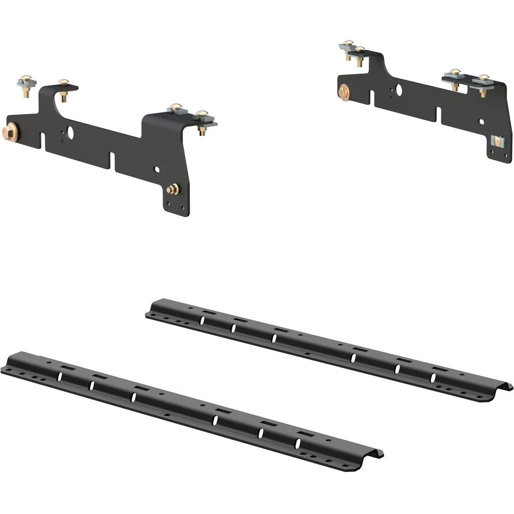 16437 - Custom 5th Wheel Brackets, Select Ford F-150, F-250 Curt Base Rail Kit for Fifth Wheel & Gooseneck Hitches on Ford Trucks