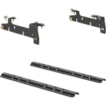 16437 - Custom 5th Wheel Brackets, Select Ford F-150, F-250 Curt Base Rail Kit for Fifth Wheel & Gooseneck Hitches on Ford Trucks