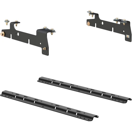 16437 - Custom 5th Wheel Brackets, Select Ford F-150, F-250 Curt Base Rail Kit for Fifth Wheel & Gooseneck Hitches on Ford Trucks
