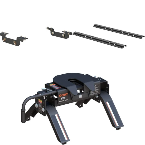 Curt E16 Slide Bar 5th Wheel Hitch for 2011-2019 Chevy GMC