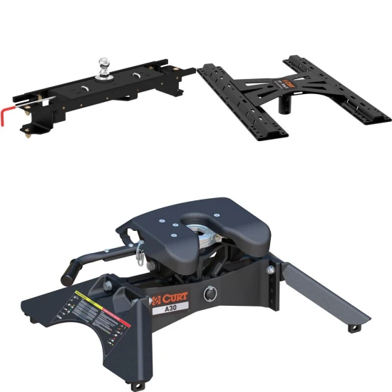 Curt A30 Dual Jaw 5th wheel hitch for Toyota Tundra, 30K towing capacity
