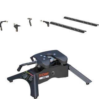 CURT A16 Dual Jaw 5th Wheel Trailer Hitch for Ram 1500, 16K Towing Capacity