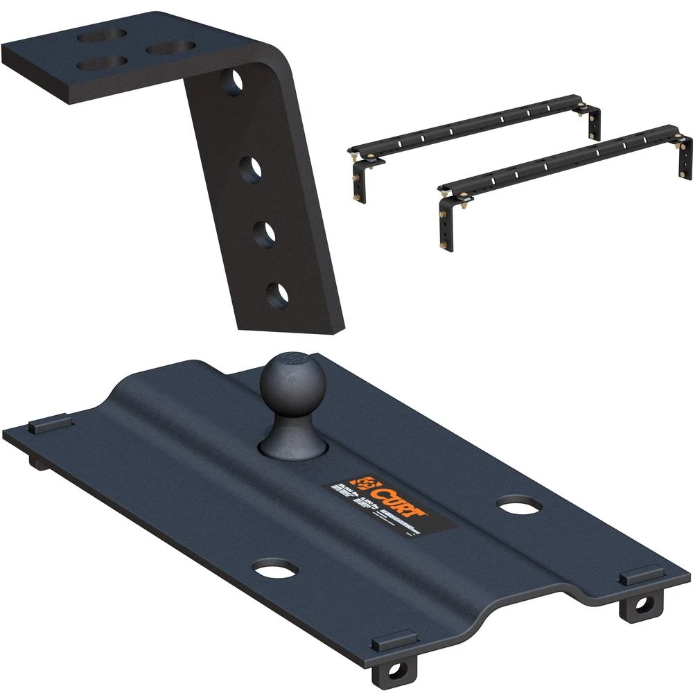 Curt 25K Gooseneck Hitch with Reese Rails for 2002-2012 Dodge Ram