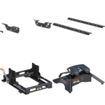 16424 - Custom 5th Wheel Brackets, Select Ford F-250, F-350, F-450 Super Duty Curt A20 5th Wheel Hitch for Ford trucks, 20K towing capacity