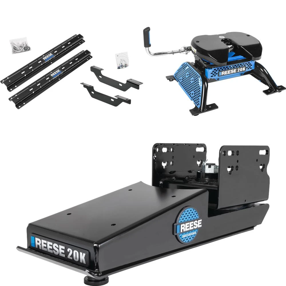 Reese M5 20K Talon Jaw Fifth Wheel Hitch with Sidewinder