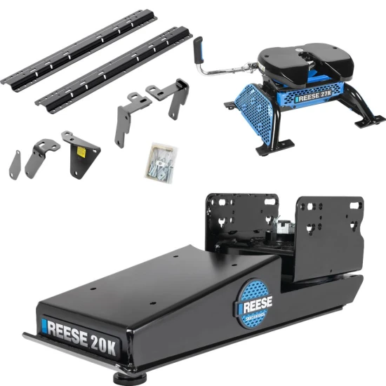 Reese M5 27K Fifth Wheel Trailer Hitch with Sidewinder Pinbox for Ram 3500