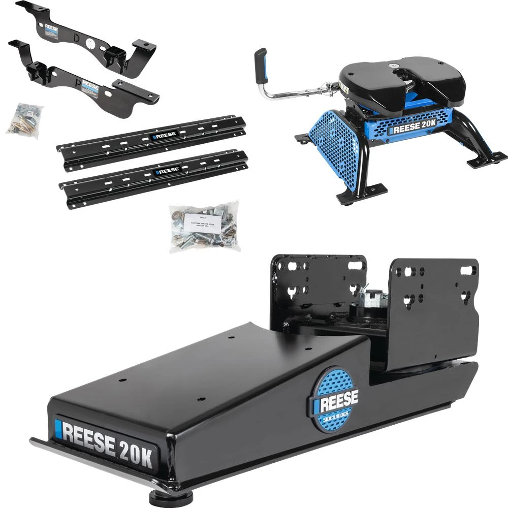 Reese M5 20K Talon Jaw Fifth Wheel Trailer Hitch with Sidewinder for Ford