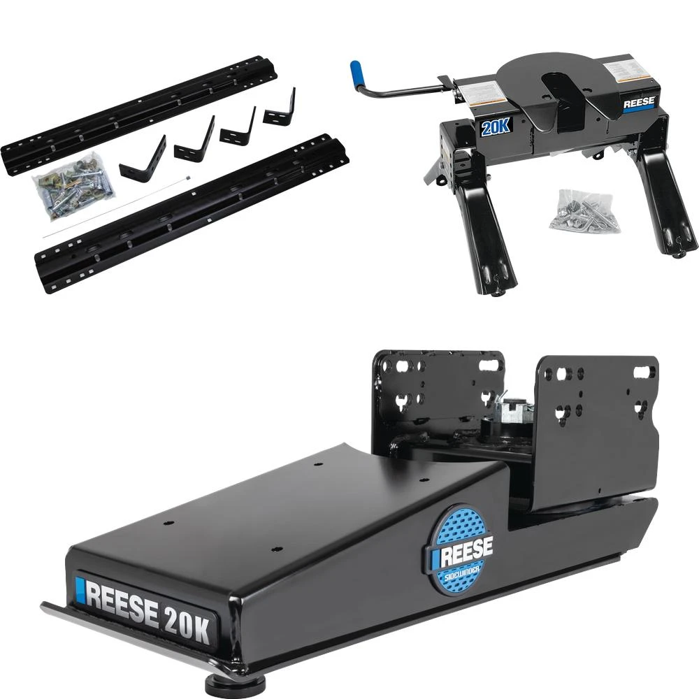 Reese 20K Dual Jaw Fifth Wheel Hitch and Sidewinder