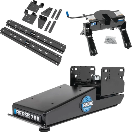 Reese 20K Dual Jaw Fifth Wheel Trailer Hitch with Sidewinder