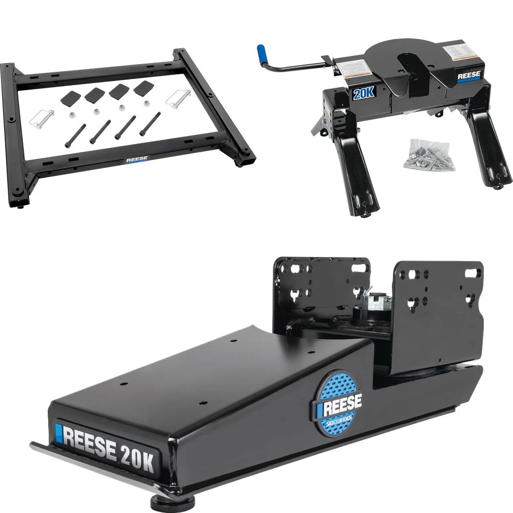 Reese 20K Fifth Wheel Hitch for Ram with Sidewinder Pinbox