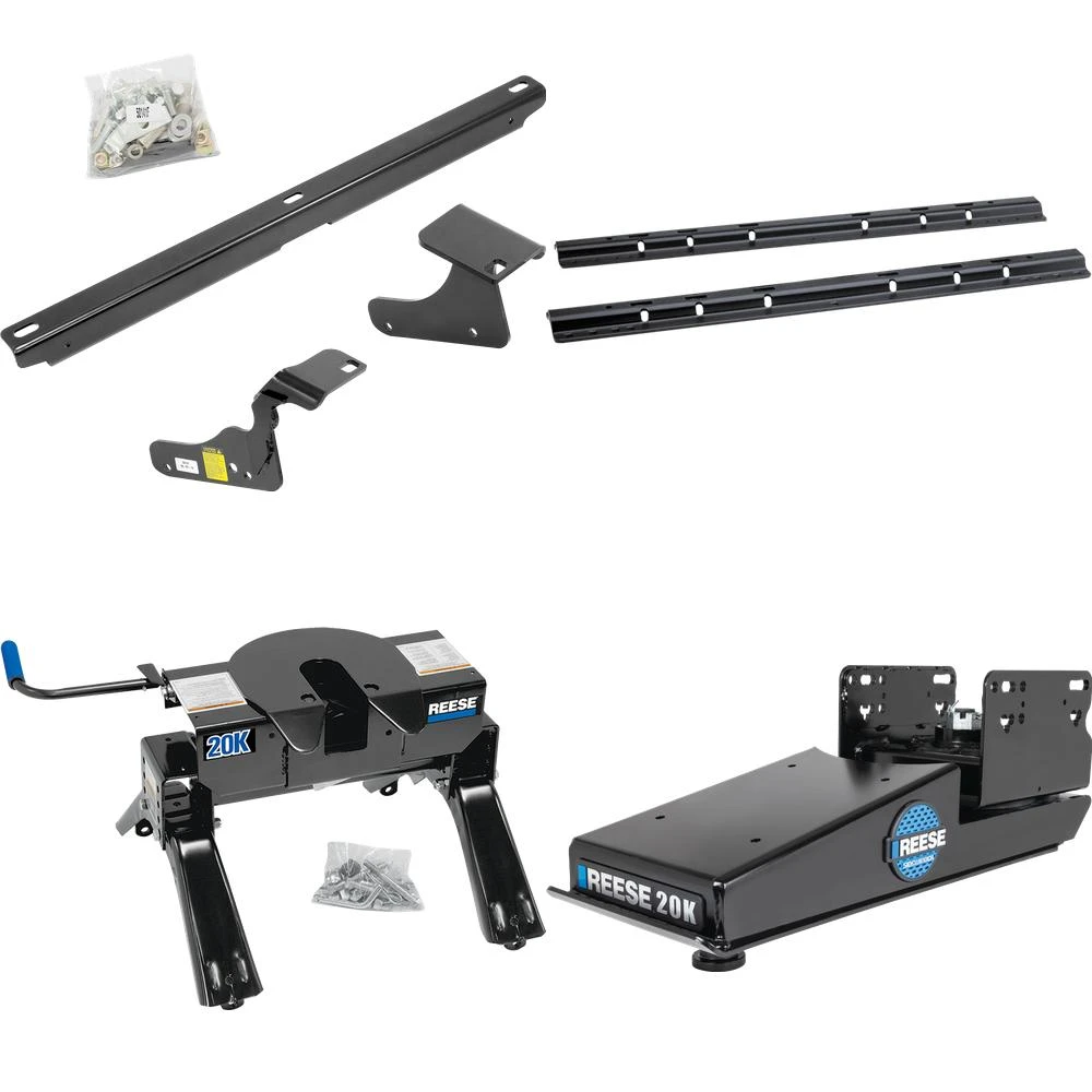 Reese 20K Fifth Wheel Trailer Hitch with Sidewinder Pinbox for Ram 1500