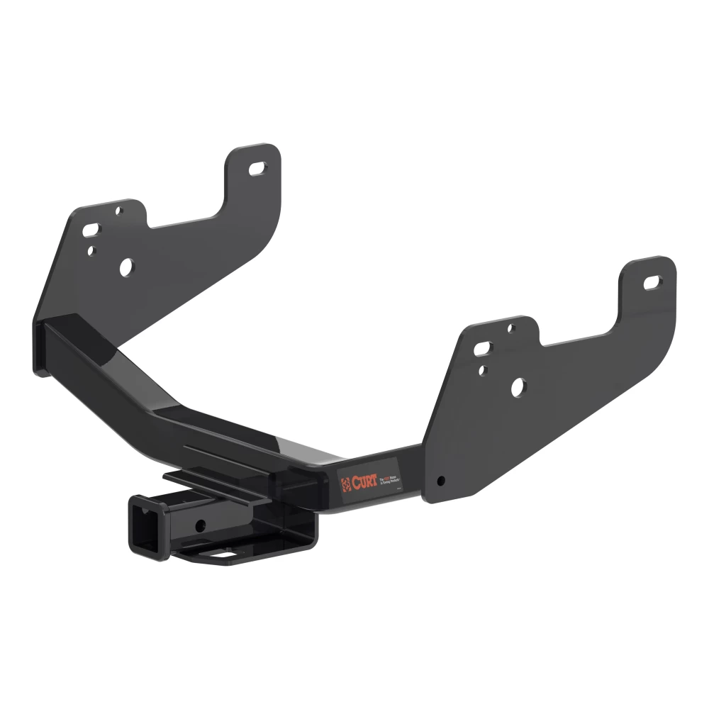 For 2022-2024 Ford F150 Tow Package Camp n' Field Trailer Hitch + Brake Controller Curt Assure 51160 Proportional Up To 4 Axles + 7 Way Trailer Wiring Plug & 2-5/16" ball 4 inch drop Fits Models w/ Factory Receiver w/ LED Tail back sensors & 