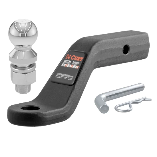 For 2019-2024 Chevy Silverado 1500 Tow Package Camp n' Field Trailer Hitch + Brake Controller Curt Assure 51160 Proportional Up To 4 Axles + 7 Way Trailer Wiring Plug & 2-5/16" ball 4 inch drop Fits w/ Factory Receiver Curt 15307 2 inch Tow Recei