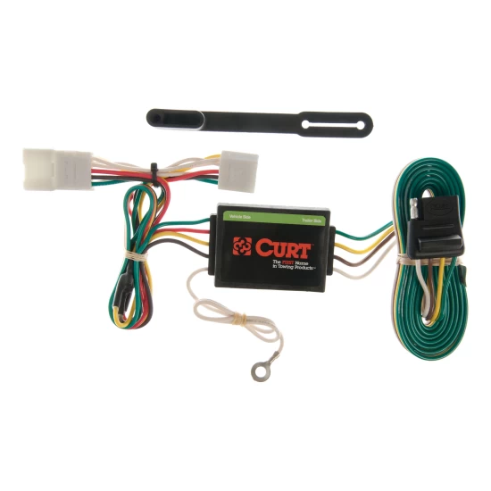 For 1997-2001 Jeep Cherokee Trailer Wiring 7 Way Trailer Wiring Plug w/ Bracket Fits All Models Curt