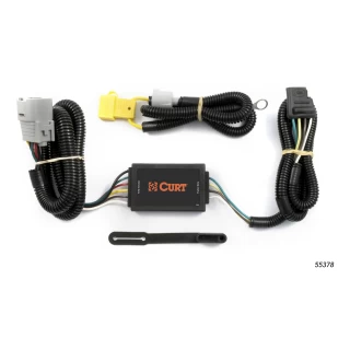 For 2001-2002 Toyota Tundra Trailer Wiring 7 Way Trailer Wiring Plug w/ Bracket Fits All Models Curt