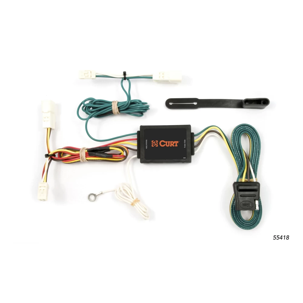 For 1998-2003 Toyota Sienna Trailer Wiring 7 Way Trailer Wiring Plug w/ Bracket Fits All Models Curt