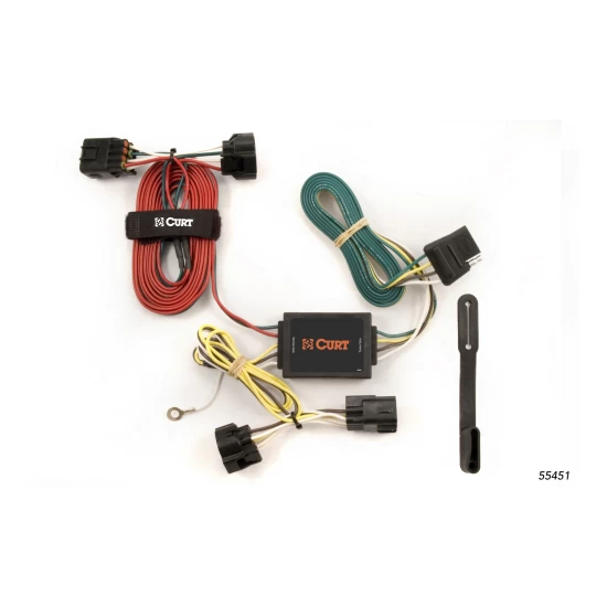 For 2005-2010 Jeep Grand Cherokee Trailer Wiring 7 Way Trailer Wiring Plug w/ Bracket Fits All Models Curt
