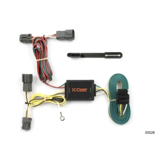 For 2005-2009 Hyundai Tucson Trailer Wiring 7 Way Trailer Wiring Plug w/ Bracket Fits All Models Curt