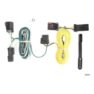 For 2011-2014 Dodge Challenger Trailer Hitch + Wiring 4 Pin Fits All Models Curt 13093 55534 2 inch Tow Receiver