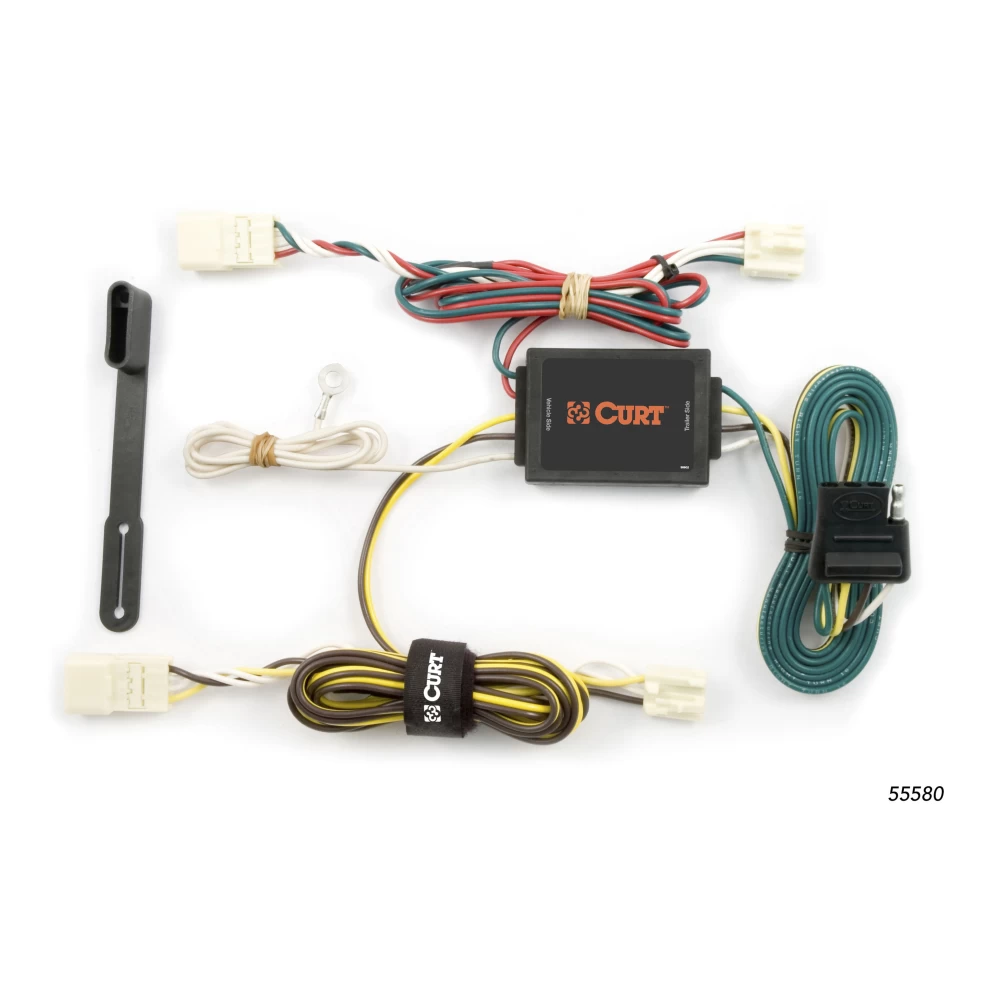 For 2004-2010 Toyota Sienna Trailer Wiring 4 Way Fits All Models Curt 55580